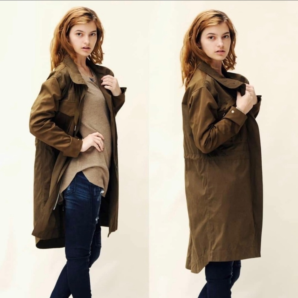 Olive Cargo Jacket! - Picture 4 of 7
